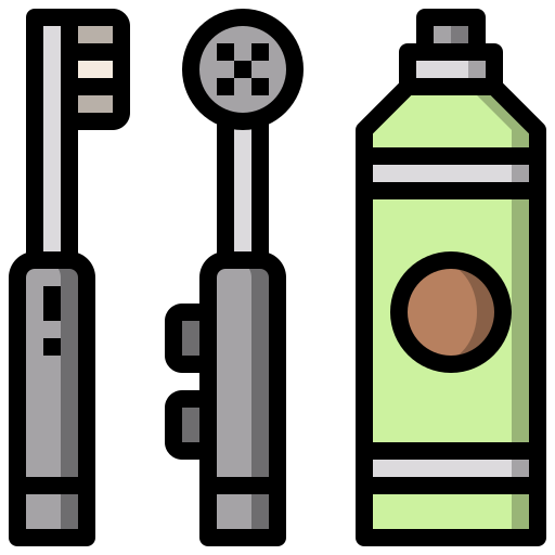 Cepillo de dientes eléctrico icono gratis