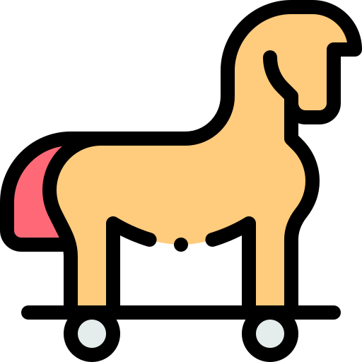 caballo de troya icono gratis