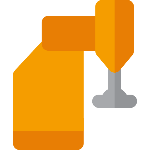 robot industrial icono gratis