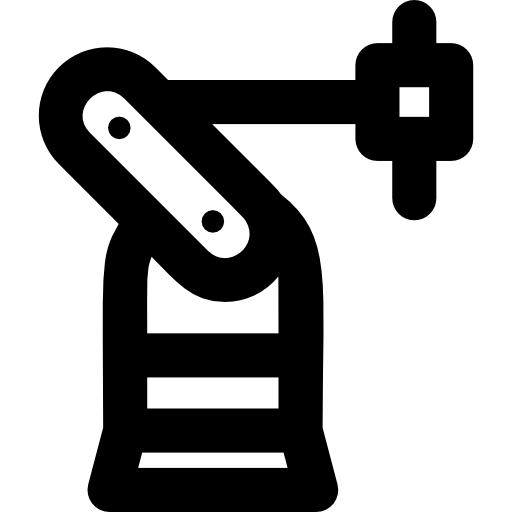 robot industrial icono gratis