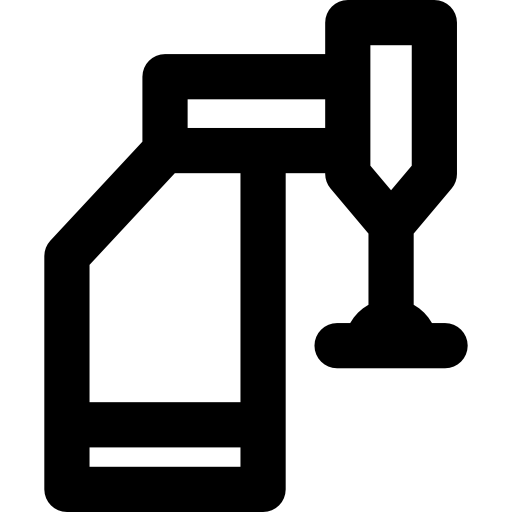 robot industrial icono gratis