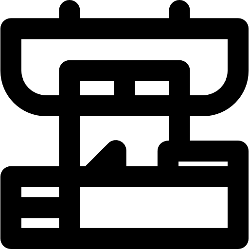 robot industrial icono gratis