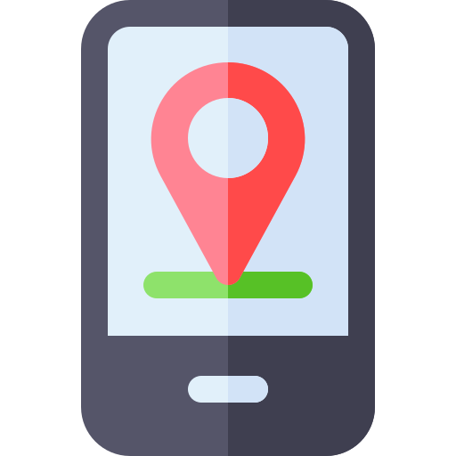 Gps Basic Rounded Flat icon