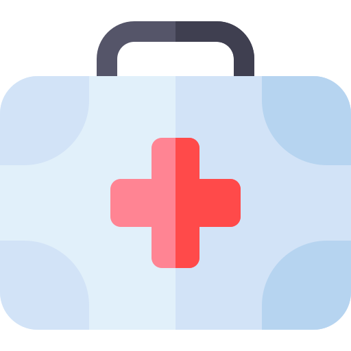 First aid kit Basic Rounded Flat icon