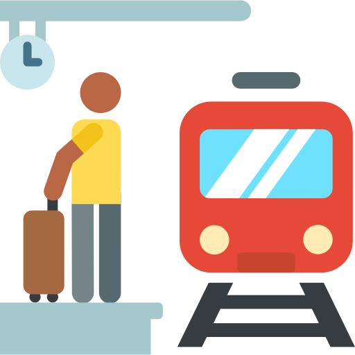 Train station - Free people icons