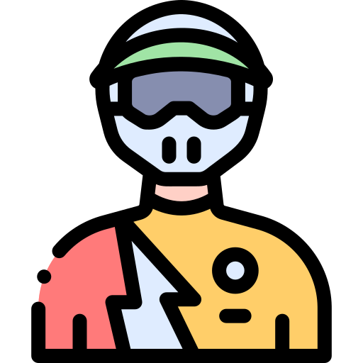 Motorcyclist free icon Motorcyclist free icon