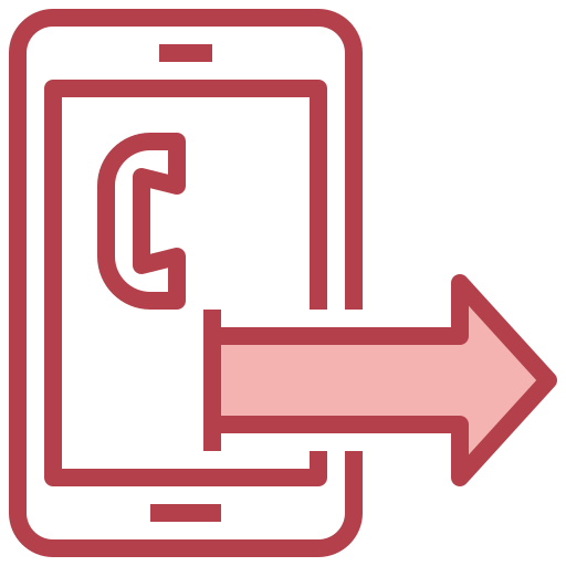 Llamada saliente icono gratis