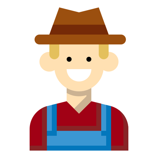 Agricultor icono gratis