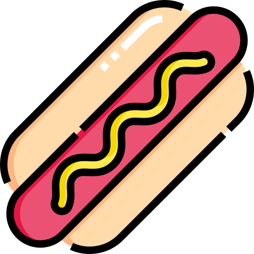 hot dog icono gratis