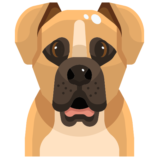 Dog Justicon Flat Icon