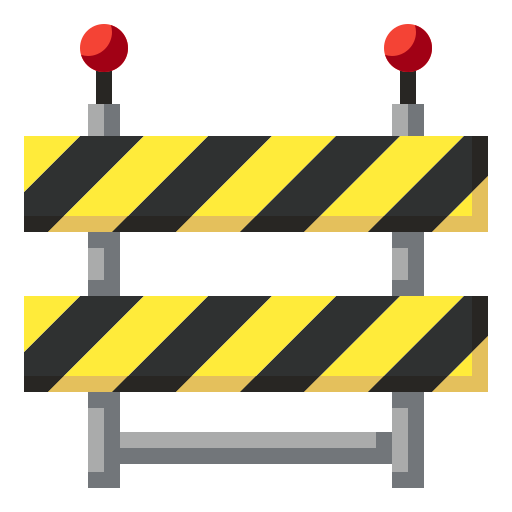 Caution - free icon