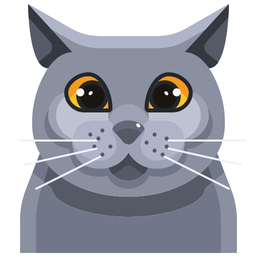 Cat Icon Grey - Openclipart