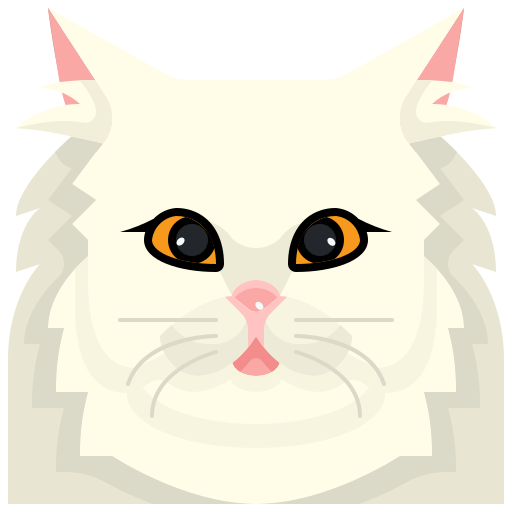 Cute cat face feline cartoon animal icon Vector Image