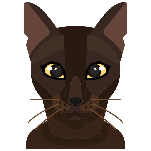 Brown cat icon - Free brown animal icons