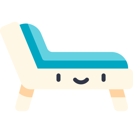 chaise de plage Icône gratuit chaise de plage Icône gratuit