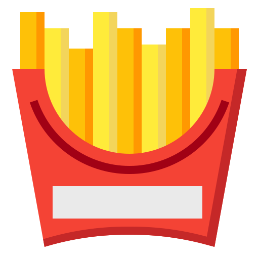 French fries - Free food icons