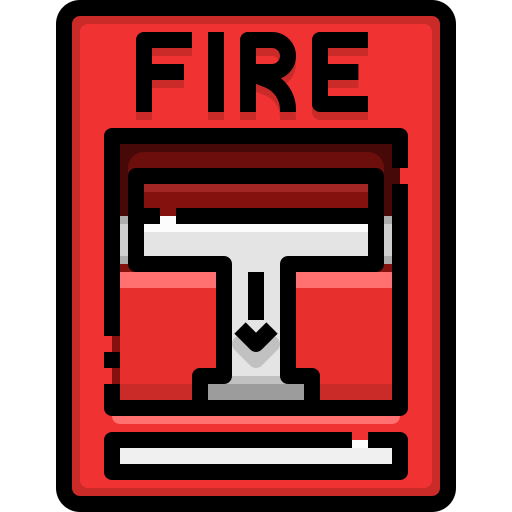 Fire alarm free icon