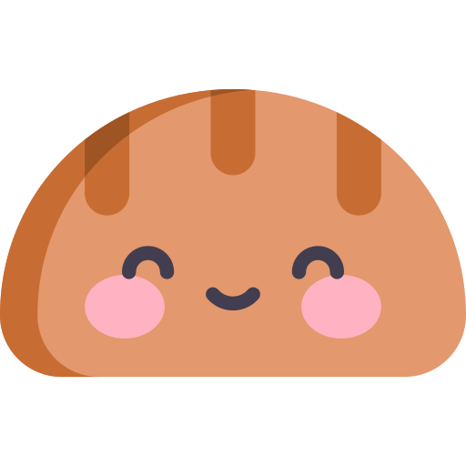 Bread Kawaii Flat Icon