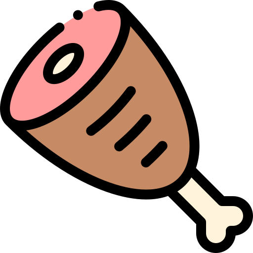 Perna de presunto grátis ícone