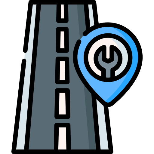 Carretera icono gratis