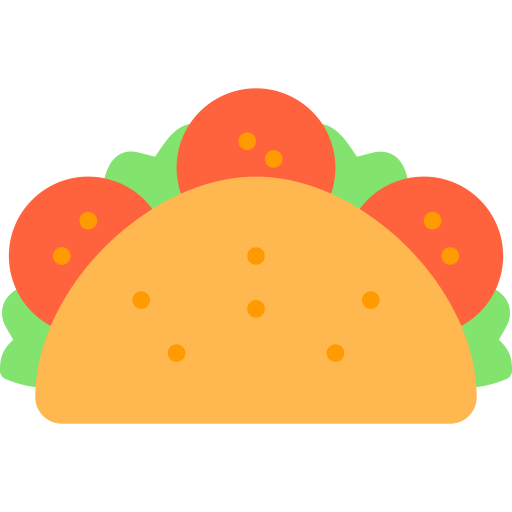 Tacos icono gratis