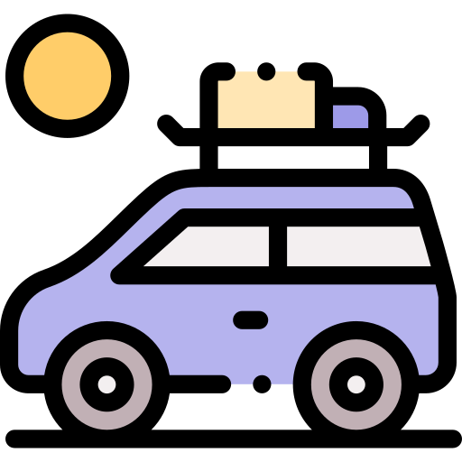 Travelling free icon