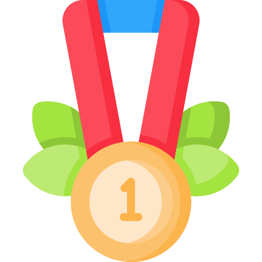 Medallas icono gratis