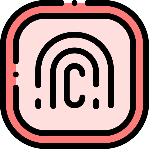 huella dactilar icono gratis