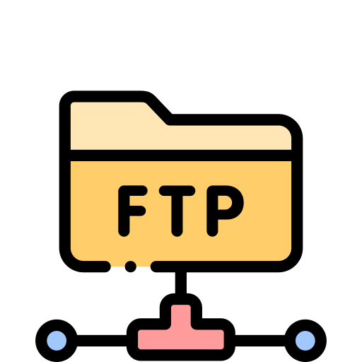 Ftp Detailed Rounded Lineal color icon