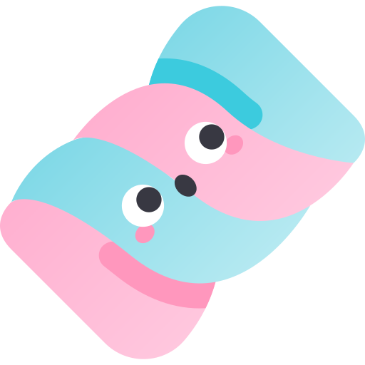 Marshmallow Kawaii Star Gradient icon