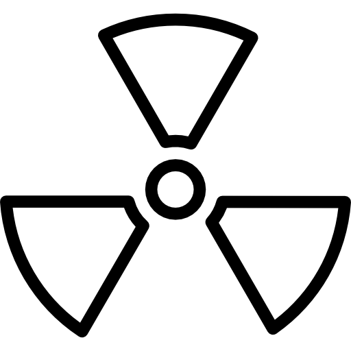 Nuclear free icon