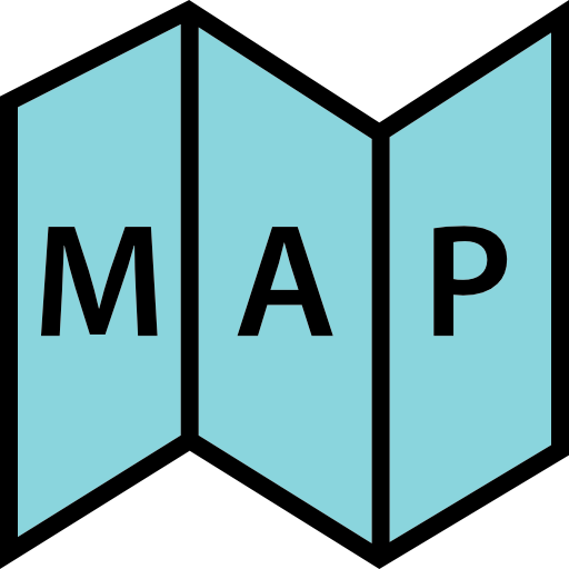 mapa icono gratis