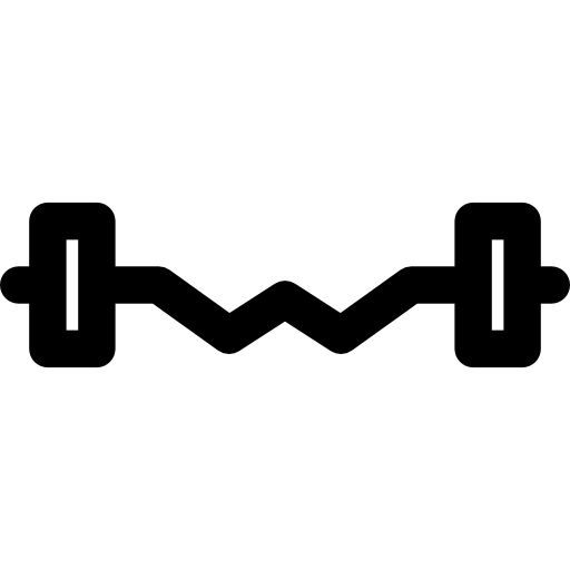 Weights Basic Rounded Lineal Icon