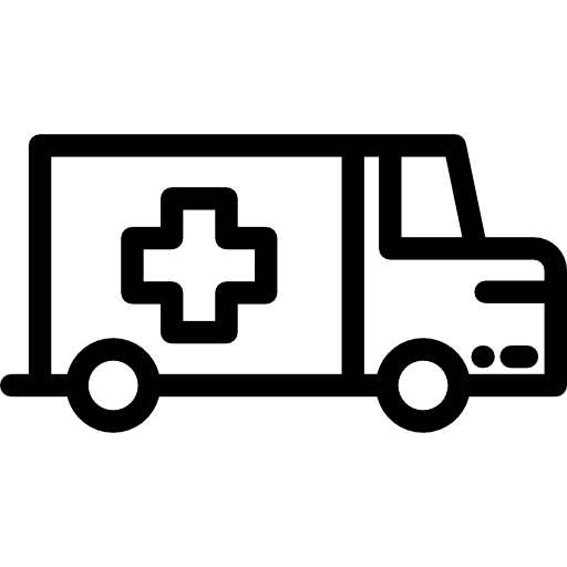 Ambulance Detailed Rounded Lineal icon