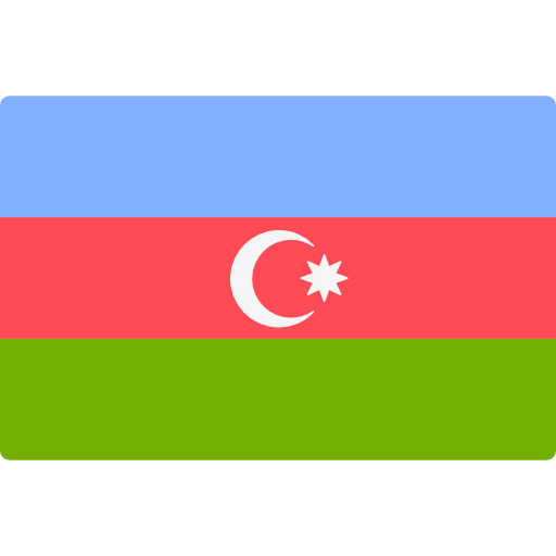 Azerbaijan Flags Rectangular icon