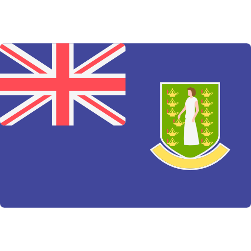 isole vergini britanniche Flags Rectangular icona
