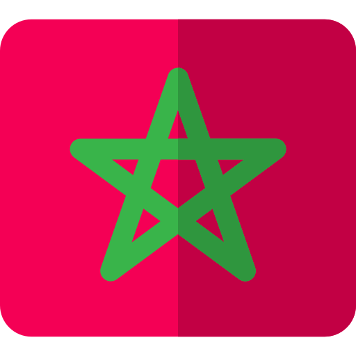 Morocco Basic Rounded Flat icon