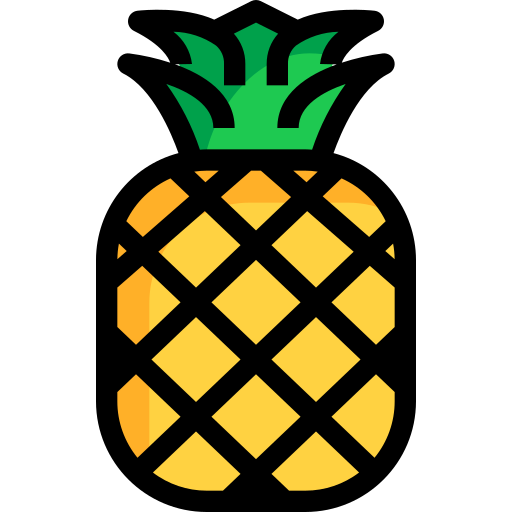 Pineapple Generic Outline Color icon