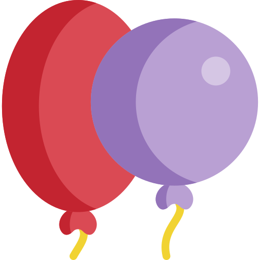 Globos icono gratis