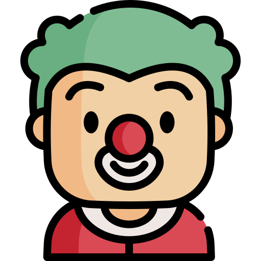 Payaso icono gratis