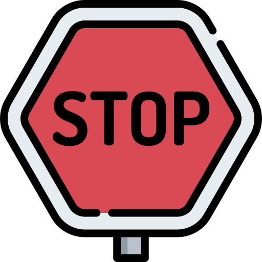 Stoppschild - Kostenlose zeichen Icons