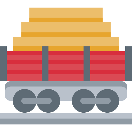 Tren de mercancía icono gratis