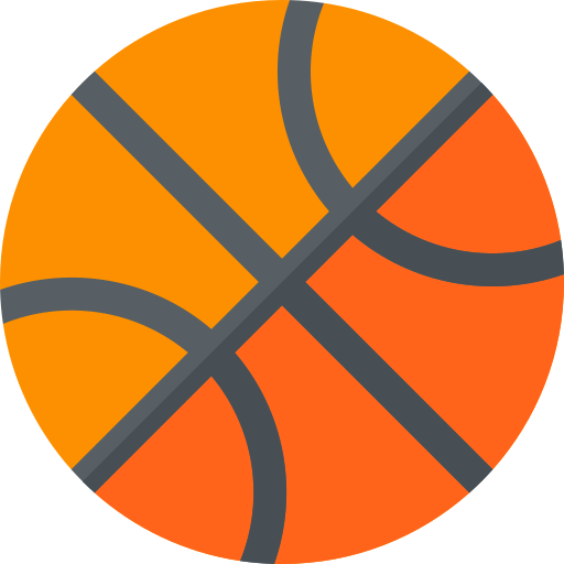 Pelota de baloncesto icono gratis