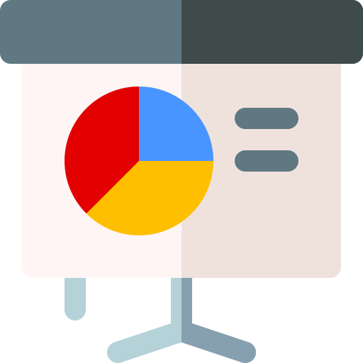 Projector screen Basic Rounded Flat icon