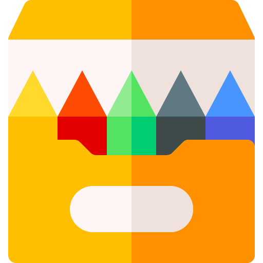 Lápiz de color icono gratis