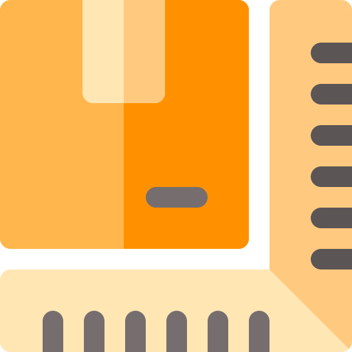 Parcel size free icon