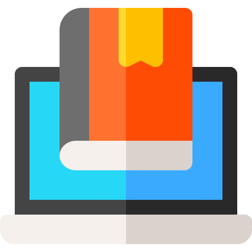 Ebook Basic Rounded Flat icon