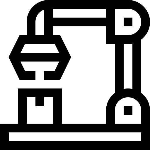 Mechanical arm free icon