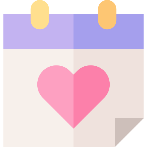 Date icon Basic Straight Flat