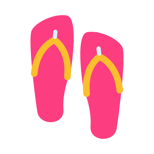 Flip flops Good Ware Flat icon